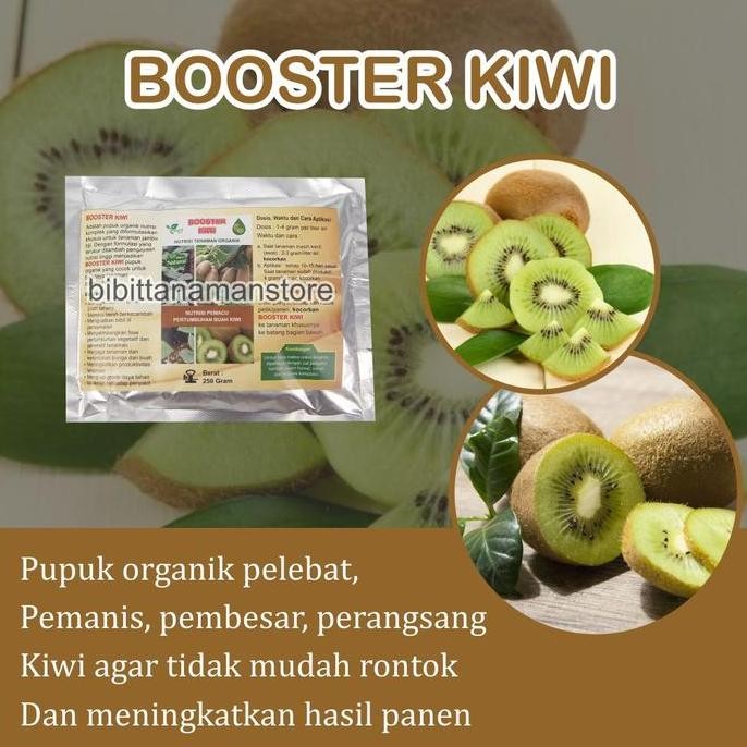 

Pupuk Organik Pelebat Buah dan Booster Kiwi Cepat Berbuah Lebat