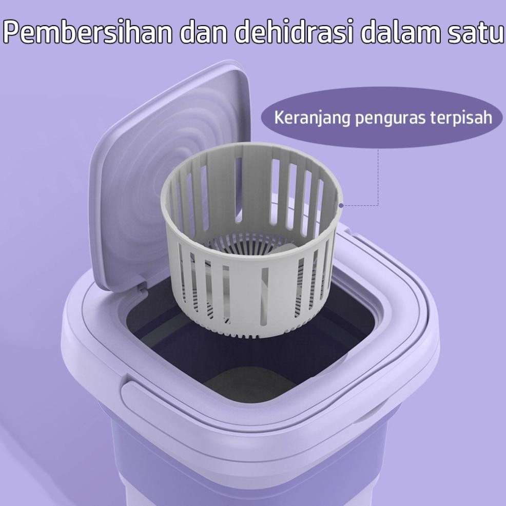 HJK Mesin cuci lipat mini mesin cuci kecil mini mesin cuci pakaian dalam bayi mesin cuci kaos kaki p