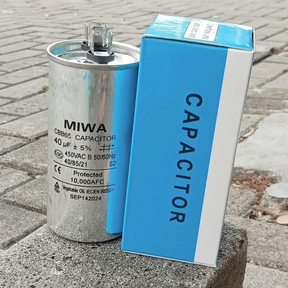 KAPASITOR AC 40 CAPASITOR AC 40UF CAPASITOR 40 UF 400/450 VAC