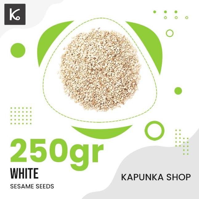 

Terlaris Wijen Panggang Putih 250 Gr/Wijen Roasted Premium 250Gr