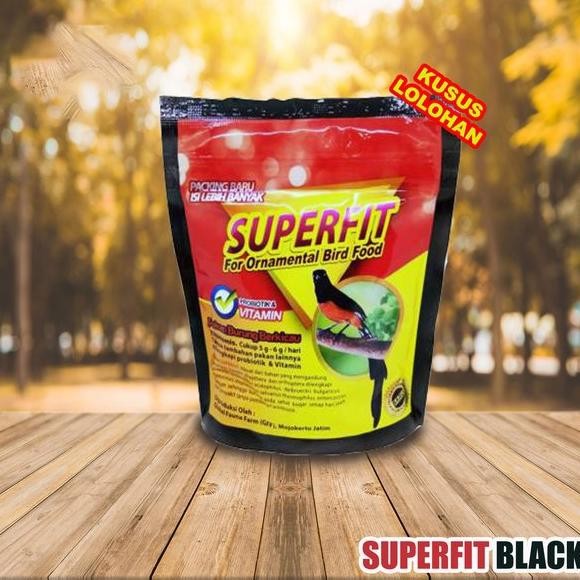 Lij-56 Ed-7 Superfit Black Voer Loloh Pakan Makanan Lolohan Anakan Piyek Burung Murai Anis Kacer Lov
