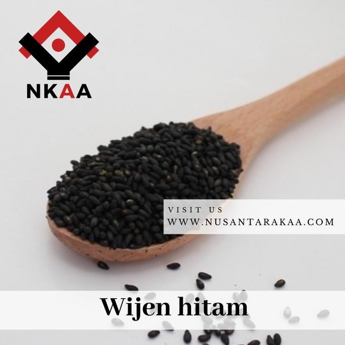 

Terlaris Wijen Hitam / Black Sesame Seed 1000 Gr