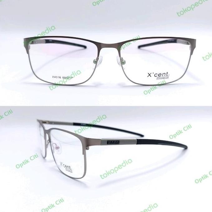 Frame Kacamata Pria Sporty Size Lebar Xcent 4016 Ringan Original Terlaris