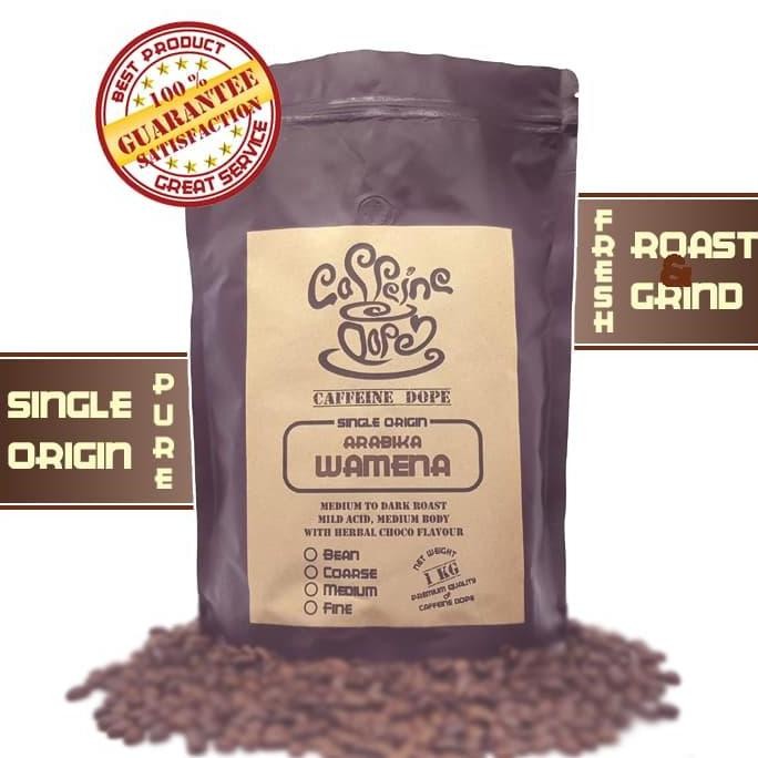 

Kopi Arabika Wamena 1 Kg Single Origin Bean/Biji & Ground/Bubuk