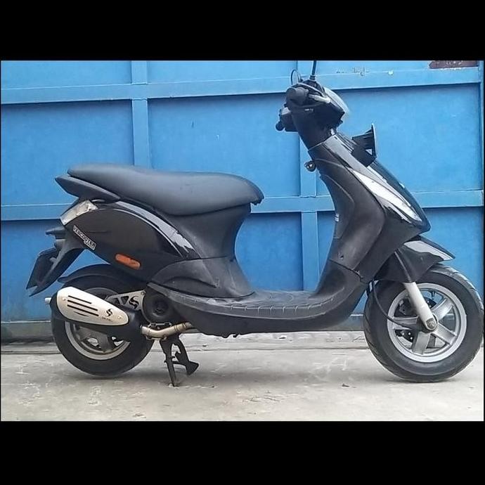 Knalpot Standar SHIJIRO Racing Vespa Matic PIAGGIO ZIP