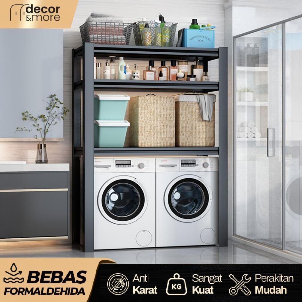 Rak Besi Kamar Mandi Rak Besi Atas Mesin Cuci Rak Besi Penyimpanan Kamar Mandi Rak Besi Anti Air