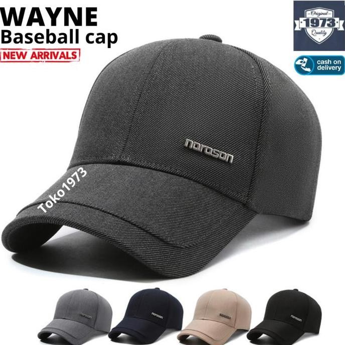 WAYNE NARASON Topi baseball topi pria topi wanita topi narason ldj