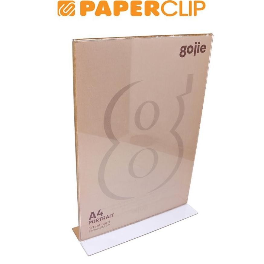 

ACRYLIC HOLDER / AKRILIK BROSUR GOJIE T A4 POTRAIT
