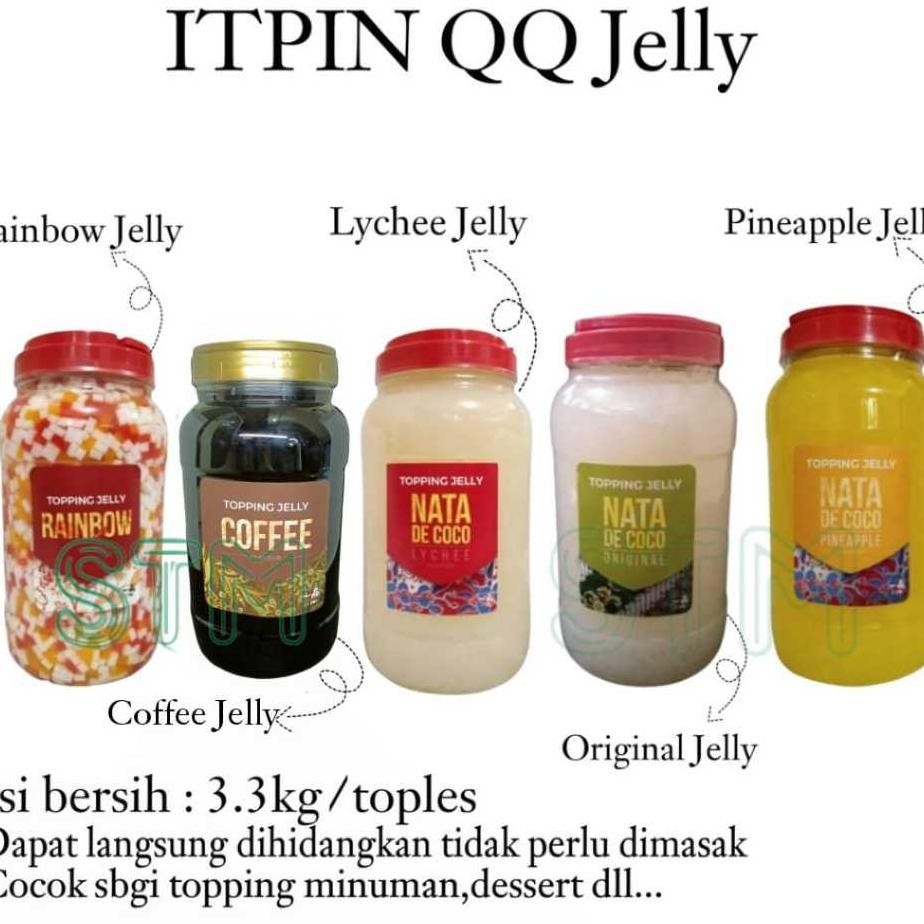 

Rainbow Jelly Qq Itnata De Coco Leci E Nanabrown Ugar Jeli Coffee Jelly