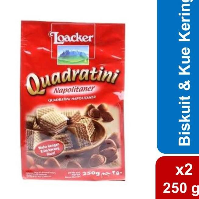 

Loaer Quadratini Napolitaner Wafer 250Gr 2
