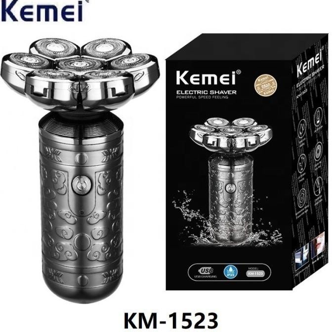 KEMEI KM-1523 - 4D Electric Shaver Powerful Speed Feeling