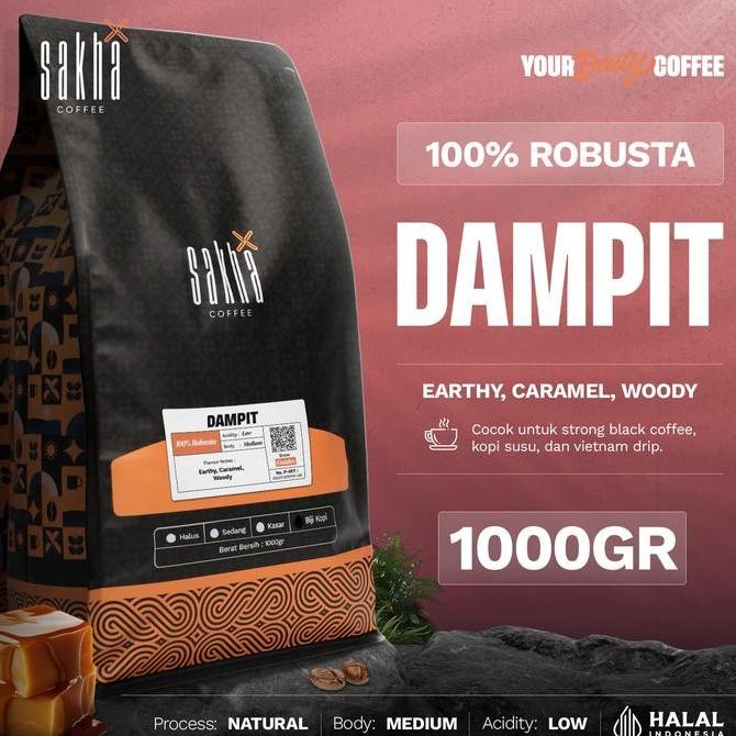 

KOPI FINE ROBUSTA DAMPIT 1KG MALANG COFFEE ROAST BEANS BIJI BUBUK TERMURAH