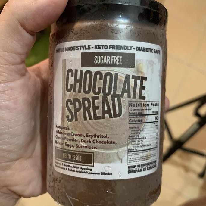 

Produk Baru!! Selai Coklat Keto Chocolate Spread lowcarb