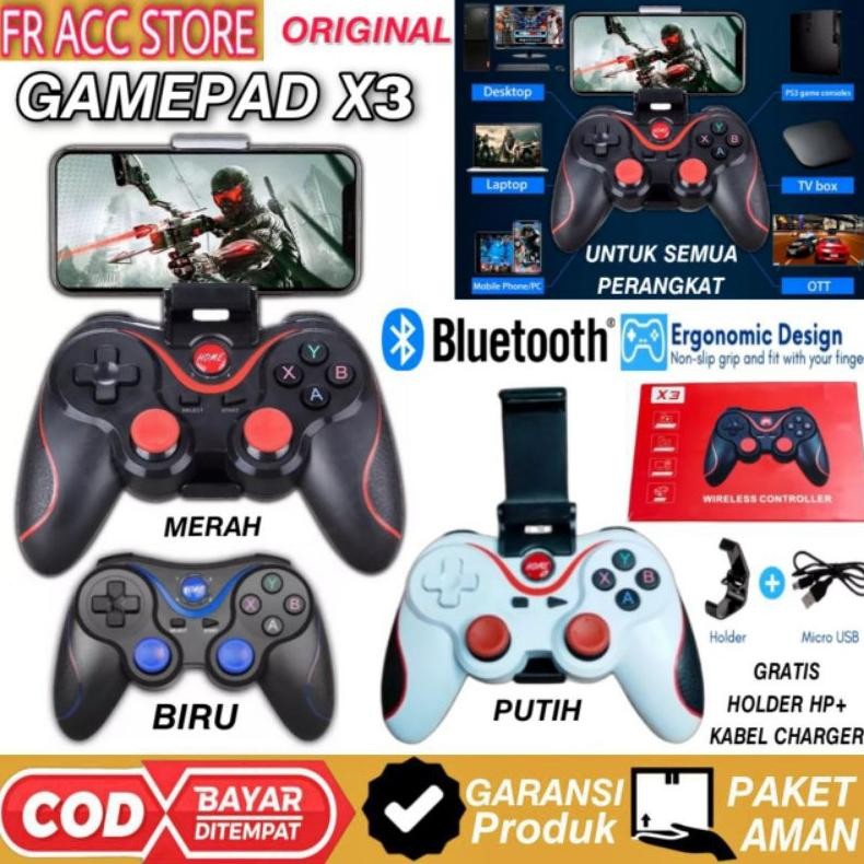 GamepadX3/GamepadT3OriginalGamepadBluetoothJoystickWireless Murah