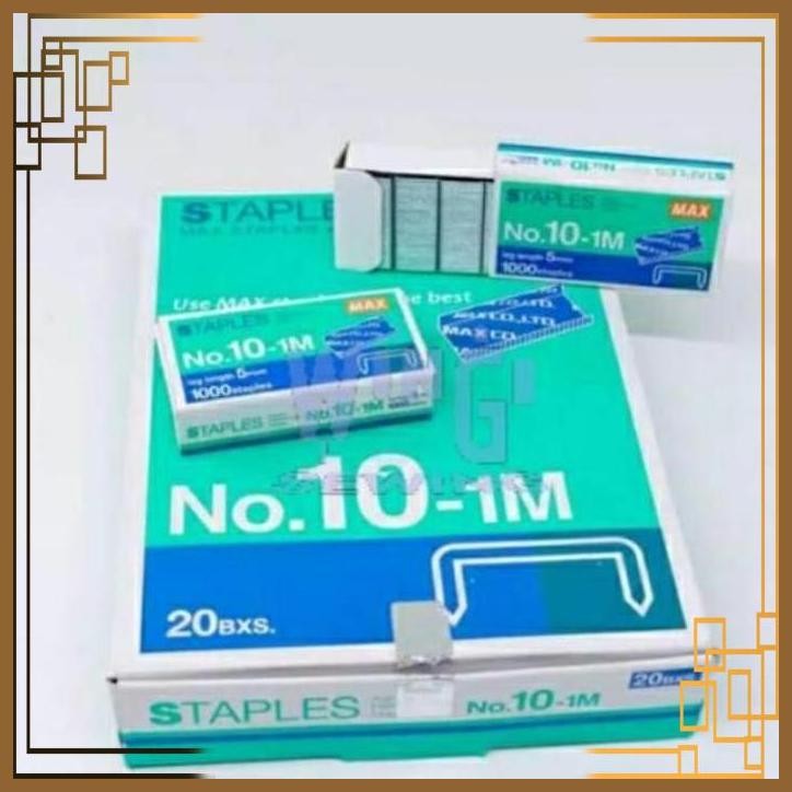 [WGS] HD10 MAX ISI REFILL STAPLER STAPLES MAX