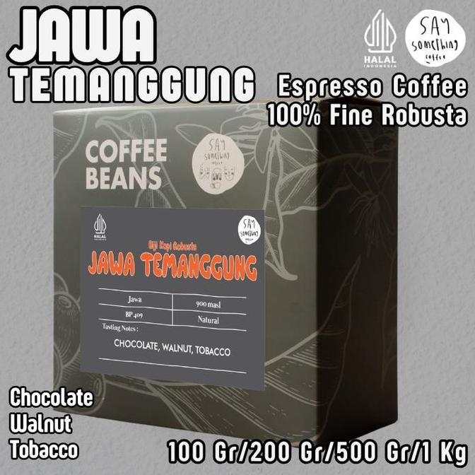 

BIJI KOPI ROBUSTA JAWA TEMANGGUNG - ESPRESSO TERMURAH