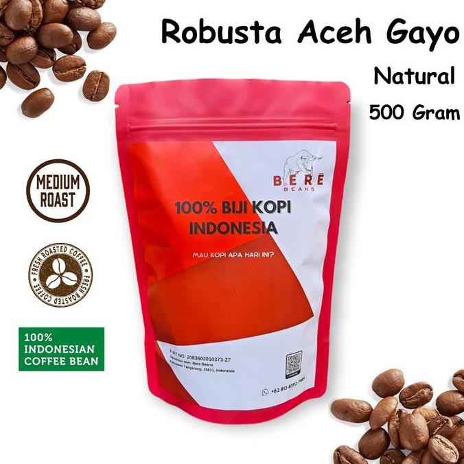 

KOPI ROBUSTA ACEH GAYO 500 GRAM BUBUK BIJI GILING COFFEE BEAN BEANS TERMURAH
