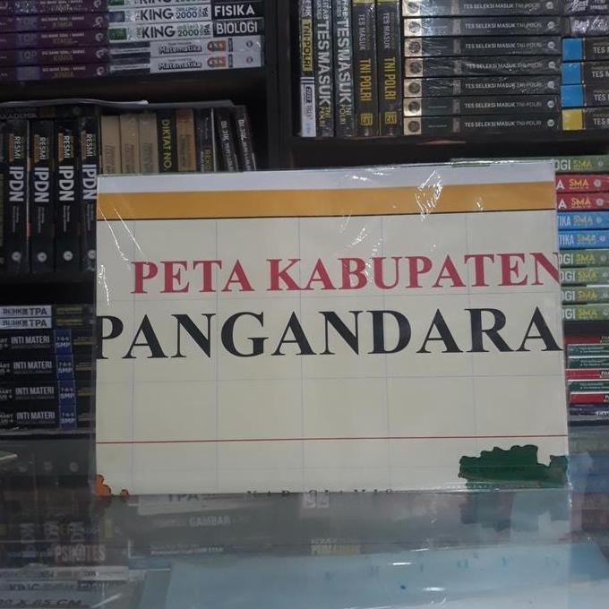 

ready stock Peta kabupaten pangandaran lipat