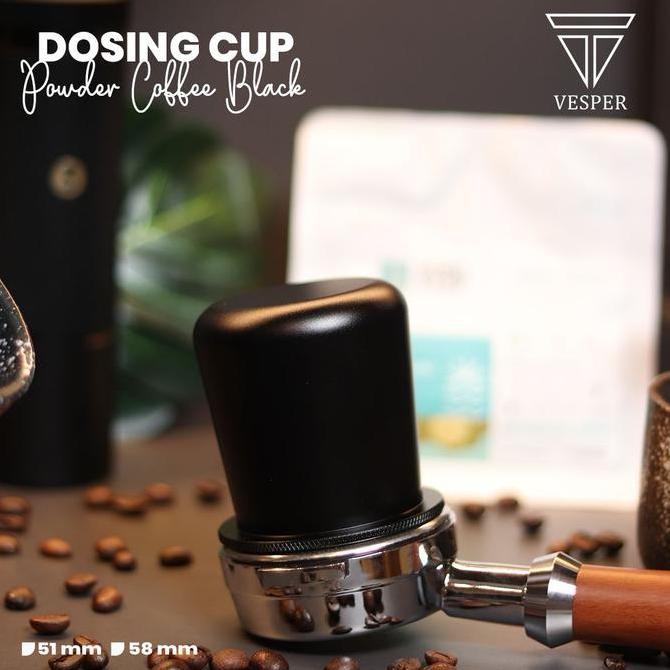 

DOSING CUP POWDER COFFEE BLACK 51MM 58MM TEMPAT BIJI KOPI PORTAFILTER TERMURAH