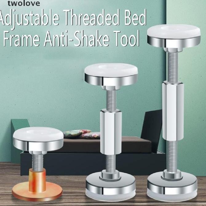 (Love) Frame Penyangga Tempat Tidur Teleskopik Adjustable Anti Goyang Co