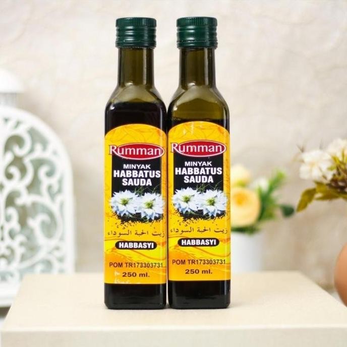 

BEBAS ONGKIR - RUMMAN 250ml Habbasyi Minyak Jinten Hitam Habbatussauda Black Seed Oil