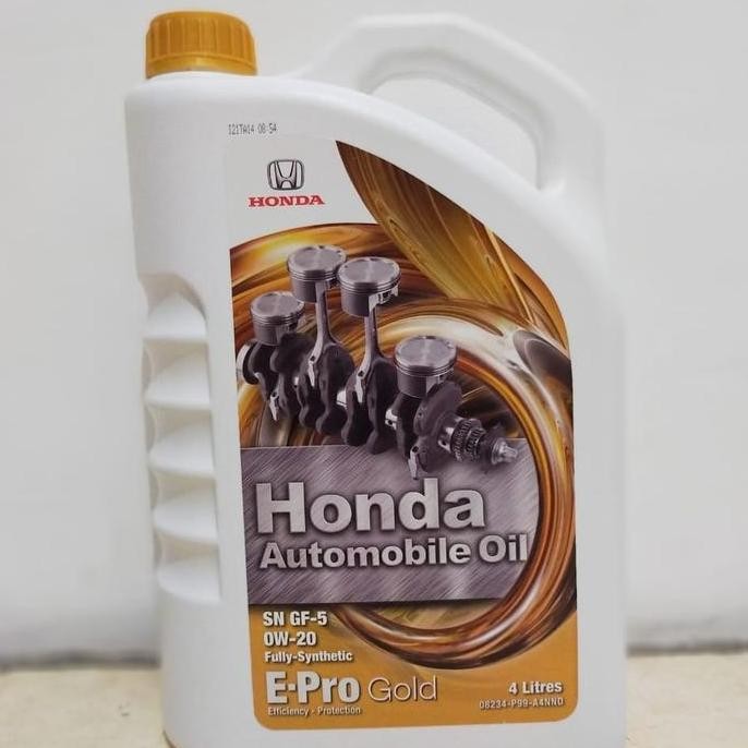 BERKUALITAS OLI HONDA E-PRO GOLD 0W-20 GALON 4LITER