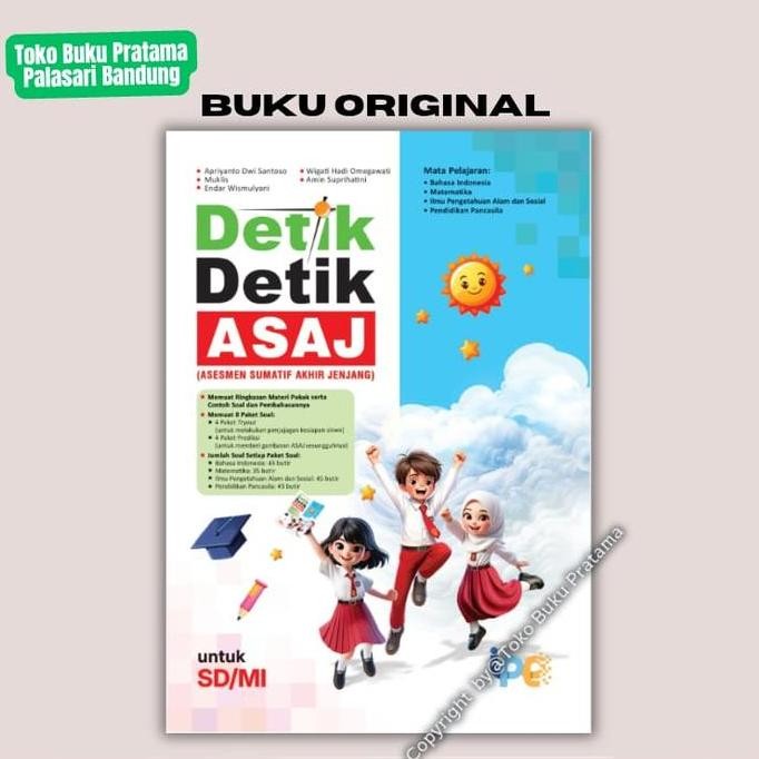 ready stock Detik-Detik AAS(Asesmen Ujian Akhir Sekolah) Kelas 6 Sd +Kunci Jawaban