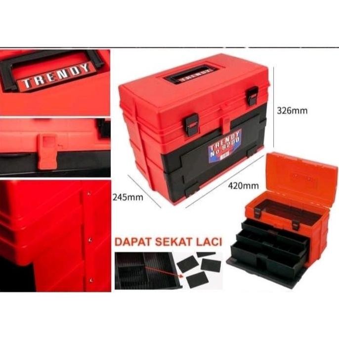 Box Trendy 8200 Japan Box Tamiya Meiho Trendy