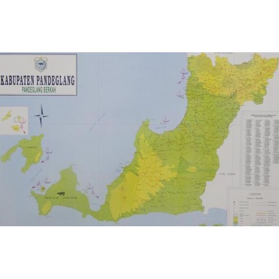 

ready stock Peta Kabupaten Pandeglang (Lipat)