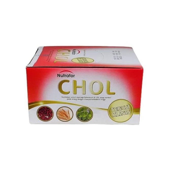 TERMURAH - Nutrafor Chol Obat Penurun Kadar Kolesterol 120 Kapsul