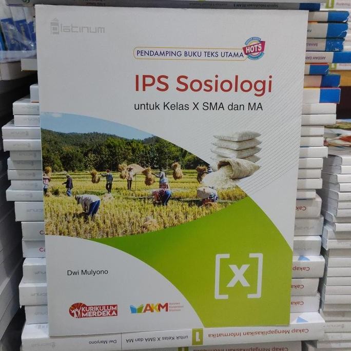 ready stock IPS Sosiologi SMA Kelas X/10 Kurikulum Merdeka Penerbit Platinum