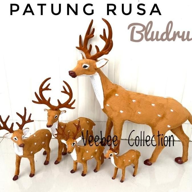 Promo Hiasan Rusa/ Patung Rusa Natal/Reindeer/Patung Rusa hiasan pohon natal COD