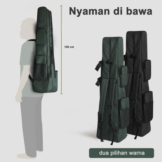 Tas Pancing Bahan Tebal Dan Premium Bahan Kanvas Terpal Jeep 120Cm