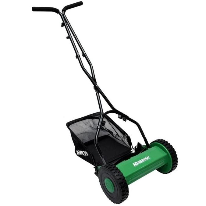 Krisbow alat pemotong rumput manual 12 inch