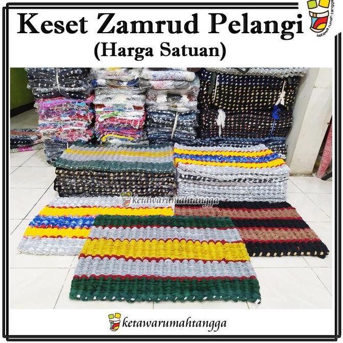 Promo Keset Zamrud Pelangi Jumbo | ketawarumahtangga Kain Perca COD