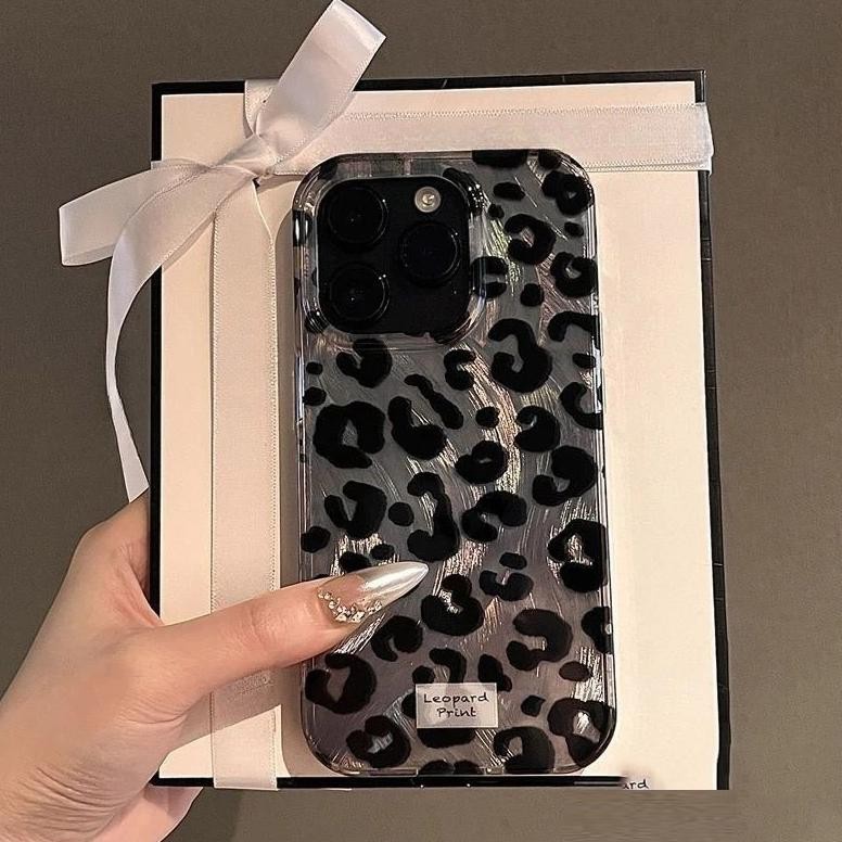 rq-56 Evy-510 Ss1126 Case For Iphone 7G 8G 7+ 8+ X Xs Xr 11 12 13 14 15 I6 Pro Max Brown Leopard Gra