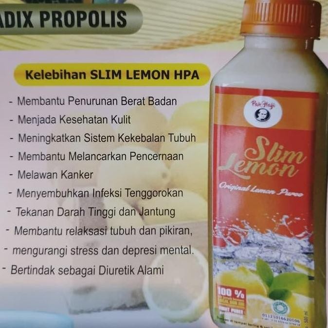

TERMURAH - Slim lemon HPA pak haji - Perasan Lemon