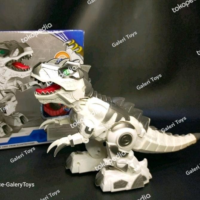 BEBAS ONGKIR - MAINAN ROBOT DINOSAURUS T-REX - MAINAN ROBOT DINO SAURUS TREX ROBOT