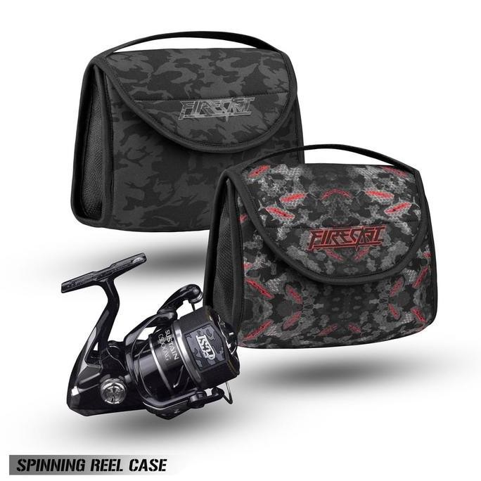 Tas Pancing Tempat Reel Spinning Firecast Reelcase Reel Pouch Pembukus Reel Spinning