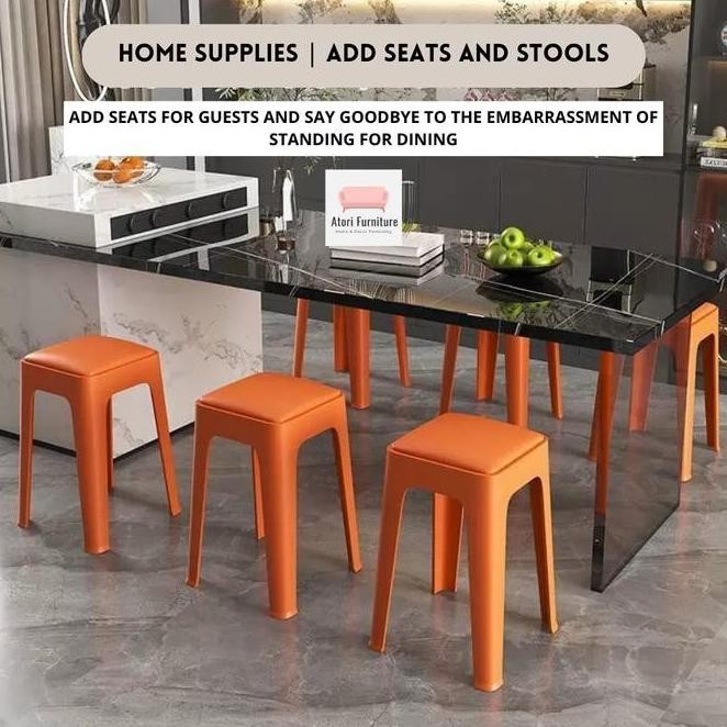 Kursi Susun Busa Empuk Stool Mewah ern Kursi Makan Kursi Baso