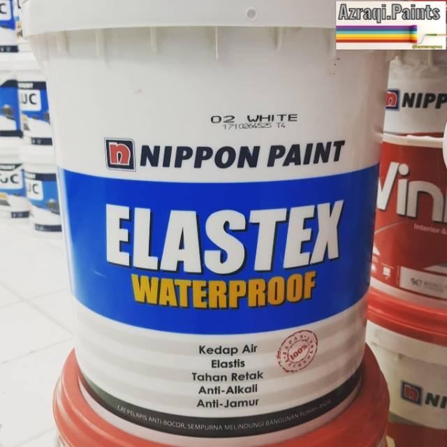 Cat Nippon Elastex Waterproof (20 Kg) / Anti Bocor Waterproof Anti Bocor Cat Tembok