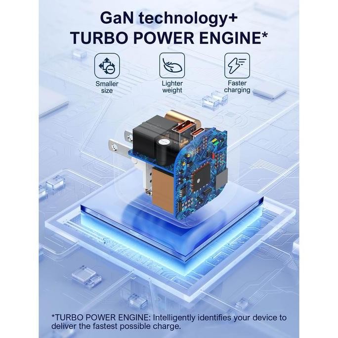 Sale Ldnio Q2617 Original Travel Charger Adaptor 65Watt Gan Pd+Qc 3.0 Fast Charging