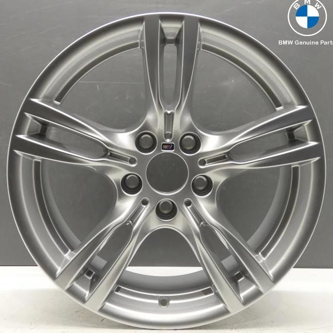 Ori BMW M Wheel Style 440 M Dekorsilver Velg Mobil 8,5JX18 F30 F32