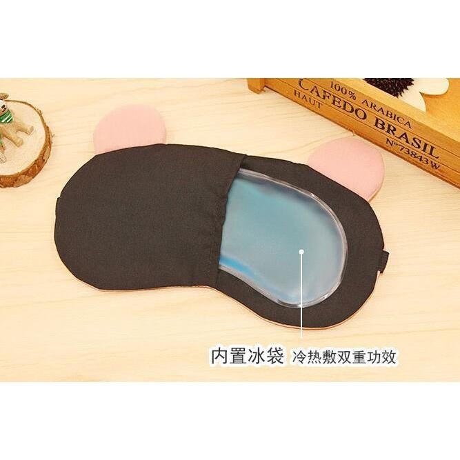 Penutup Mata Tidur Anak Dewasa Eye Mask Cooling Gel Masker Mata Kacamata Tidur Karakter Emoji