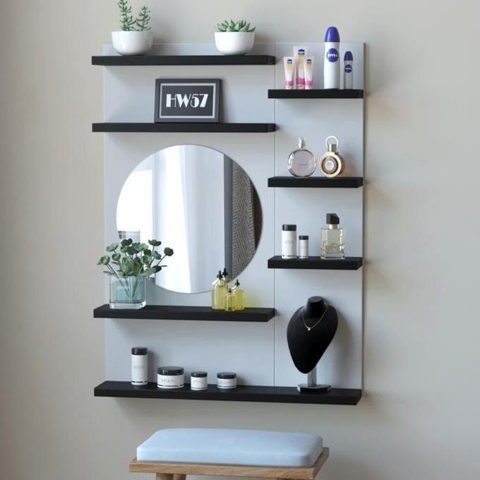 Rak Makeup Gantung / Meja Rias Gantung / Rak Rias / Meja Rias Dinding Co