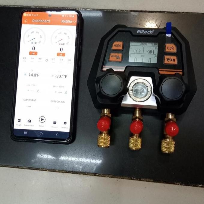 Elitech Digital Manifold Gauge Ms-100