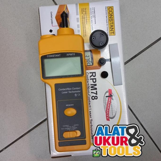 CONSTANT RPM78 Tachometer - Alat Ukur Kecepatan Rotasi RPM 78