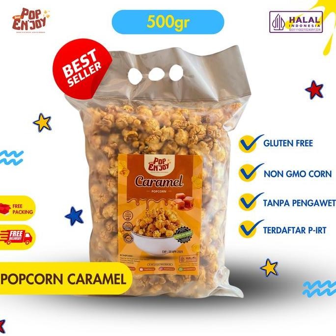 

Ready stok Terlaris [Baru] POPCORN CARAMEL 500gr - PopENjoy / Makanan Manis Crispy Camilan Popkron Snack Jagung Cemilan Food Termurah
