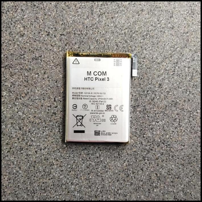 Baterai Hp Google Pixel 3 / G013A Battery Battle Batt Mantul