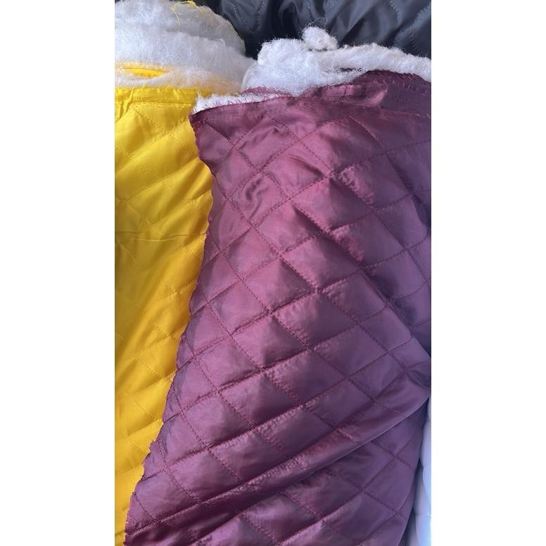 YZ Kain Quilting Parasut Dakron Furing Jaket 2oz